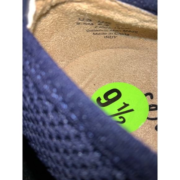 LifeStride Velocity 2.0 Women's Navy Blue Knit Slip On Loafer Flats Size 9.5M - Picture 2 of 9